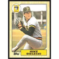 1987 Topps #394 Mike Bielecki