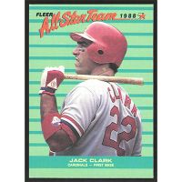 1988 Fleer All-Stars #11 Jack Clark