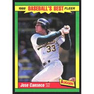 1988 Fleer Baseball's Best Sluggers vs Pitchers #6 Jose Canseco