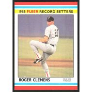 1988 Fleer Record Setters #7 Roger Clemens