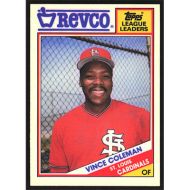 1988 Topps Revco League Leaders #3 Vince Coleman