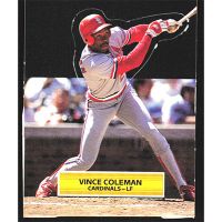 1989 Donruss Pop-Ups #38 Vince Coleman