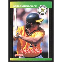 1989 Donruss #643 Jose Canseco 40/40 Club