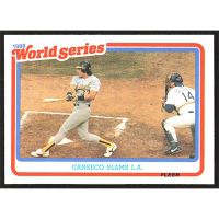 1989 Fleer World Series #3 Jose Canseco