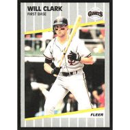 1989 Fleer #325 Will Clark