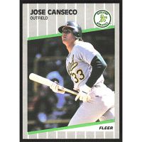 1989 Fleer #5 Jose Canseco