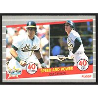 1989 Fleer #628 Jose Canseco Super Star Specials 40/40