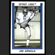 1989 Panini Stickers #47 Jim Arnold