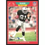 1989 Pro Set #183 Tim Brown