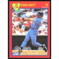 1989 Score Hottest 100 Stars #4 George Brett