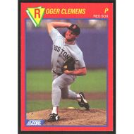 1989 Score Hottest 100 Stars #90 Roger Clemens