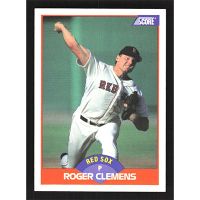 1989 Score #350 Roger Clemens Error - 778 Wins