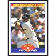 1989 Score #654 Wade Boggs