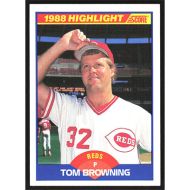 1989 Score #658 Tom Browning Highligts