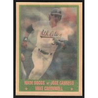 1989 Sportflics #221 W. Boggs/J. Canseco/M. Greenwell