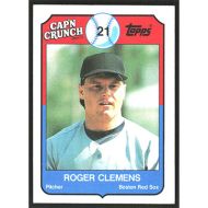 1989 Topps Cap'n Crunch #18 Roger Clemens