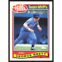 1989 Topps Hills Team MVPs #3 George Brett