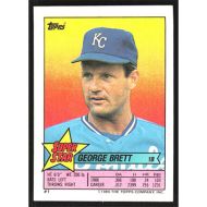 1989 Topps Stickers #1/#182 G. Brett/J. Ray