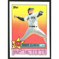 1989 Topps Stickers #25/315 R. Clemens/D. Winfield Super Star Backs