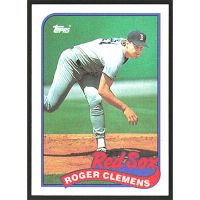 1989 Topps #450 Roger Clemens