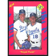 1990 Classic Update #NNO M. Davis/B. Saberhagen Royal Flush - Game Instructions