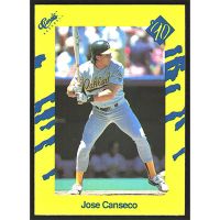 1990 Classic Yellow #T32 Jose Canseco