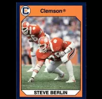 1990-91 Clemson Collegiate Collection #54 Steve Berlin