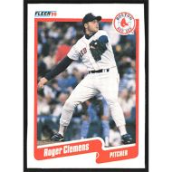 1990 Fleer Wax Box Cards #C-3 Roger Clemens