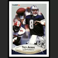 1990 Fleer #384 Troy Aikman