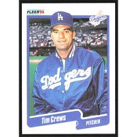 1990 Fleer #390 Tim Crews