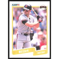 1990 Fleer #54 Will Clark