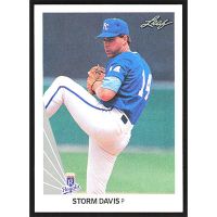 1990 Leaf #362 Storm Davis