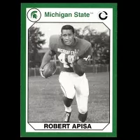 1990 Michigan State Collegiate Collection #15 Robert Apisa