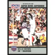 1990 Pro Set Super Bowl 160 #102 Willie Brown