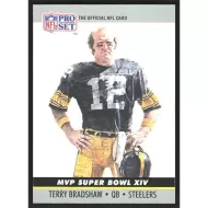 1990 Pro Set Super Bowl MVPs #14 Terry Bradshaw