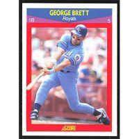 1990 Score 100 Superstars #76 George Brett