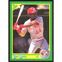 1990 Score #185 Eric Davis