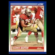 1990 Score #395 Harris Barton