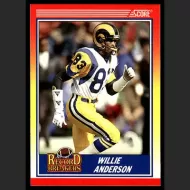 1990 Score #593 Willie Anderson Record Breakers