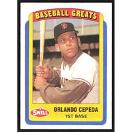 1990 Swell Baseball Greats #28 Orlando Cepeda