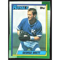 1990 Topps Wax Box Cards #B George Brett