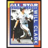 1990 Topps #397 Will Clark All-Star