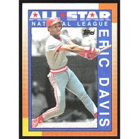 1990 Topps #402 Eric Davis All-Star