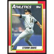 1990 Topps #606 Storm Davis