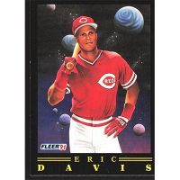 1991 Fleer Pro-Visions #10 Eric Davis