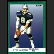 1991 Fleer #228 Troy Aikman