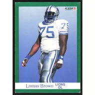 1991 Fleer #242 Lomas Brown