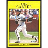 1991 Fleer #258 Gary Carter