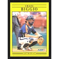 1991 Fleer #499 Craig Biggio