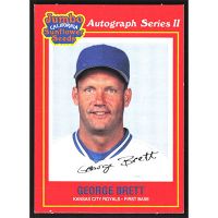 1991 Jumbo California Sunflower Seeds #4 George Brett